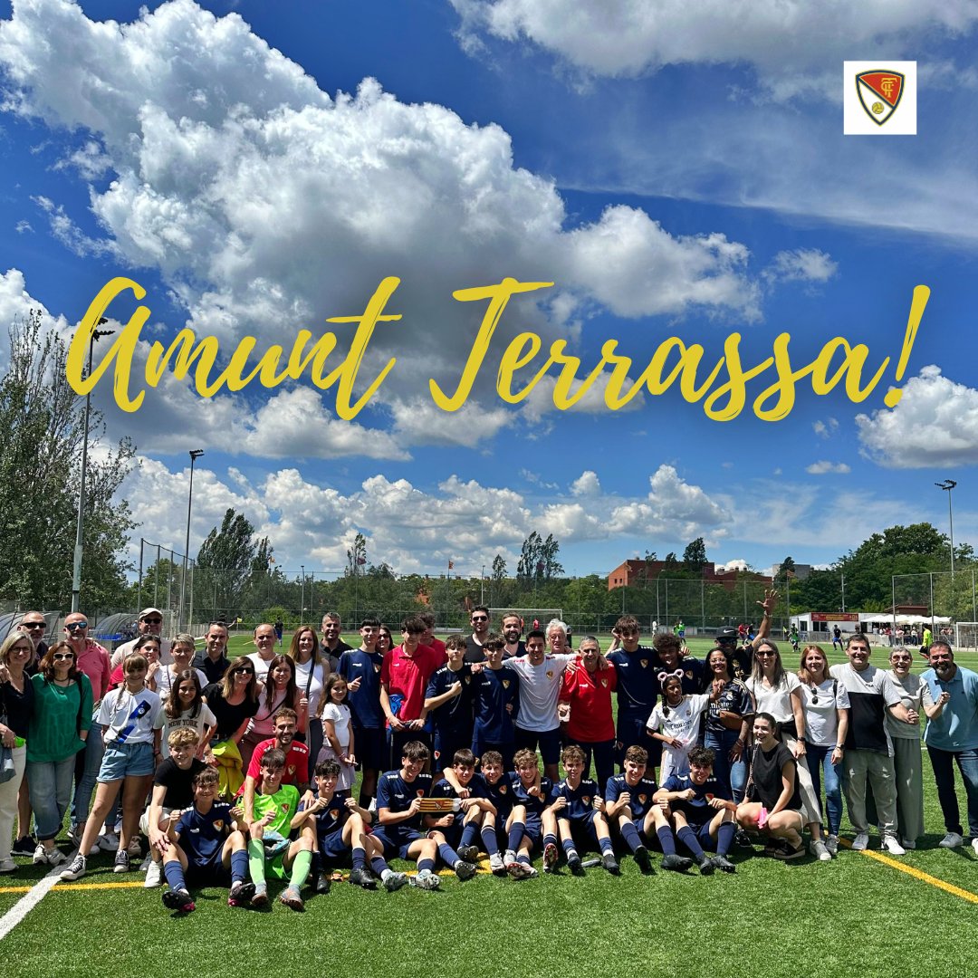 🔴 𝗩𝗜𝗖𝗧Ò𝗥𝗜𝗔 a domicili del Cadet D del #terrassista de <a href="/jaume_giol/">Jaume Giol</a> contra la #PBSantCugat (1️⃣-3️⃣) per tancar la temporada amb una 2️⃣a volta PERFECTA:

👏 1️⃣5️⃣ triomfs de 1️⃣5️⃣ possibles!
🎉 I ratxa de 2️⃣0️⃣ victòries seguides!
🥈 L'equip finalitza 2️⃣n!

🫵♥️ AMUNT #TERRASSA!