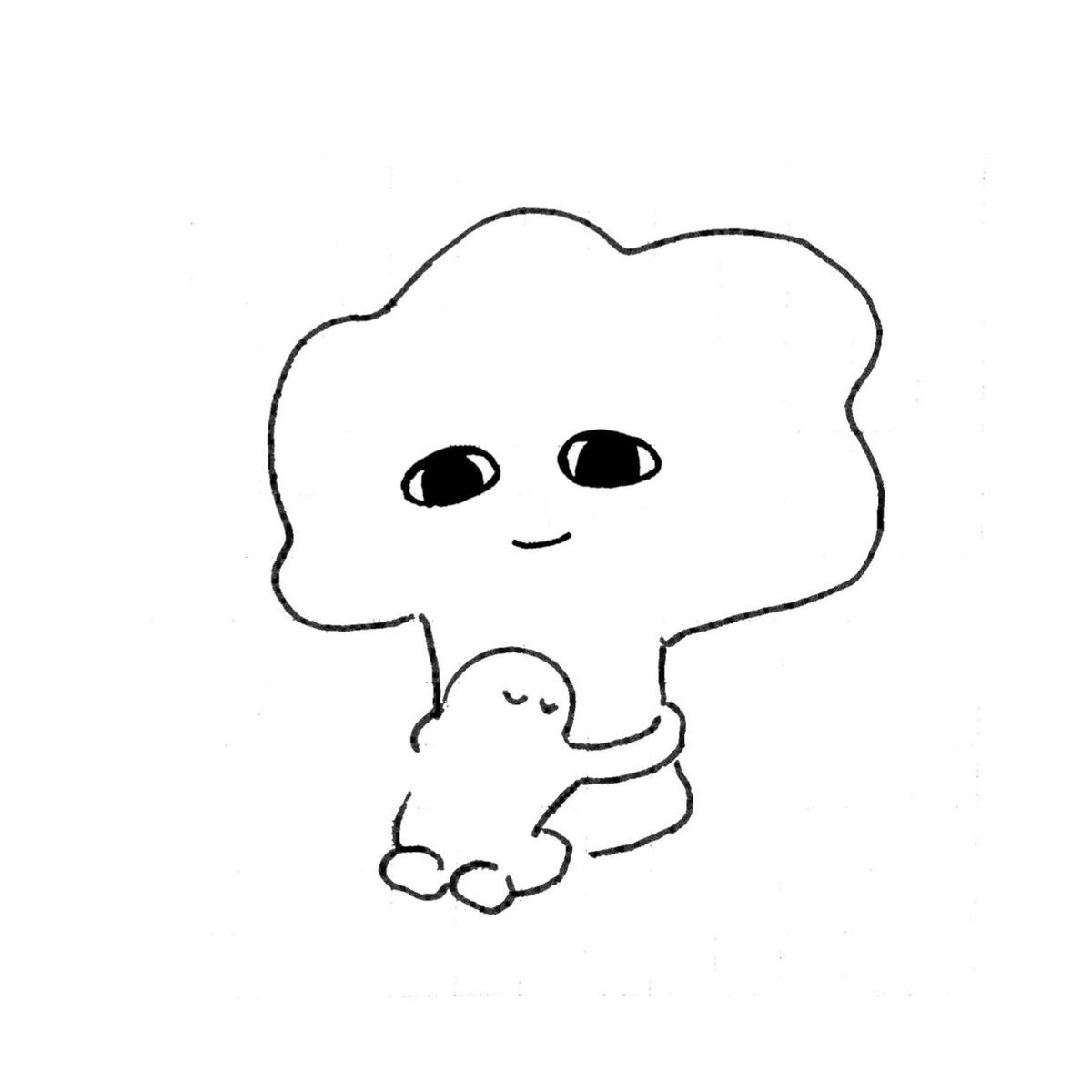 nihonkainoshake's tweet photo. 今朝の地震みんな無事だったかな？
こわいことからは、やさしいカリフラワーが守ってくれるよ。みんなどうかご安全にね🥦 https://t.co/MddJ5ncet6