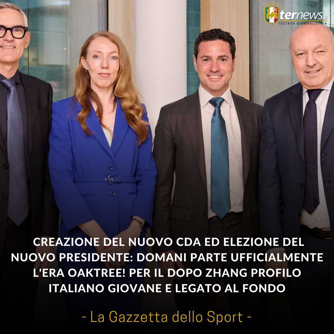 AmalaTV_'s tweet photo. GdS - Il nuovo CdA sarà composto da 10 membri: i due che già erano presenti come indipendenti ma in orbita Oaktree (#Carassai, #Marchetti) con #Marotta e #Antonello, e i quattro manager del fondo (#Cano, #Ralph, #Ligori e #Meduri) + altri due posti che saranno assegnati martedì. https://t.co/6uMJOv4plW
