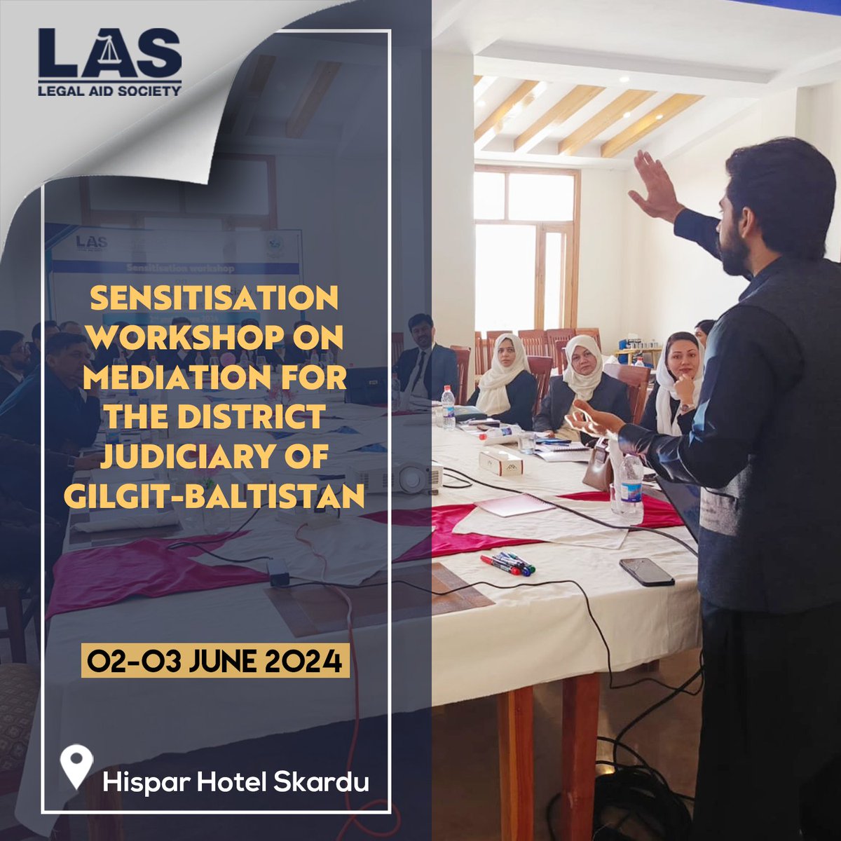 las_pakistan's tweet image. Continuing our efforts to Institutionalize #AlternativeDisputeResolution in #GilgitBaltistan, we collaborated with the Gilgit-Baltistan Chief Court to train the second batch of district judiciary and district attorneys in a two-day workshop in Skardu Gilgit-Baltistan.
The prime…