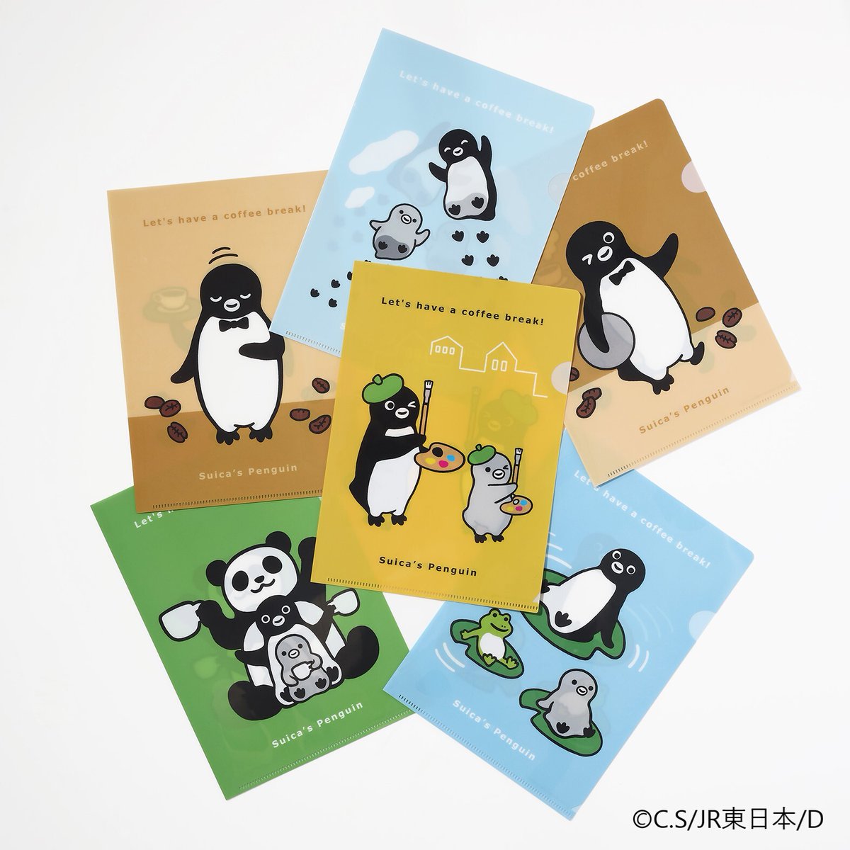 Pensta カフェエリア商品のご紹介/ 「Suicaのペンギン クリアファイル