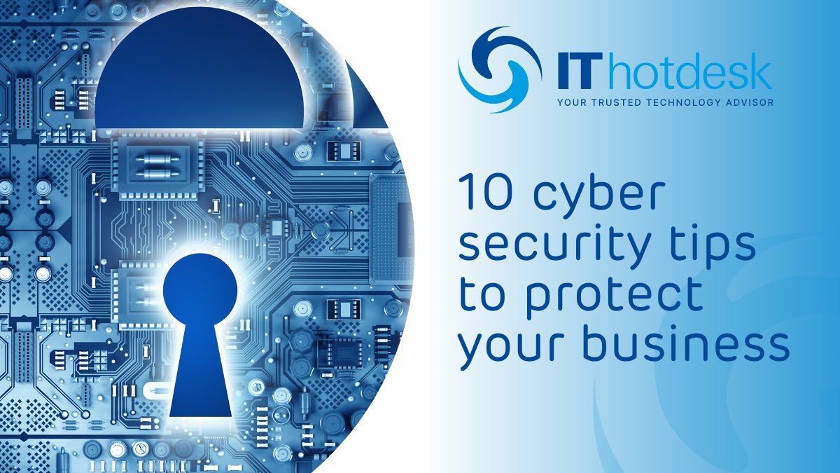 ITHotdesk's tweet photo. As cyber threats evolve, small businesses must stay vigilant in safeguarding their operations. We understand the challenges at IT Hotdesk and have compiled a comprehensive guide for essential cyber security practices.

Read more here: https://t.co/9cAwIRMKsn https://t.co/CAGBq4ggkA
