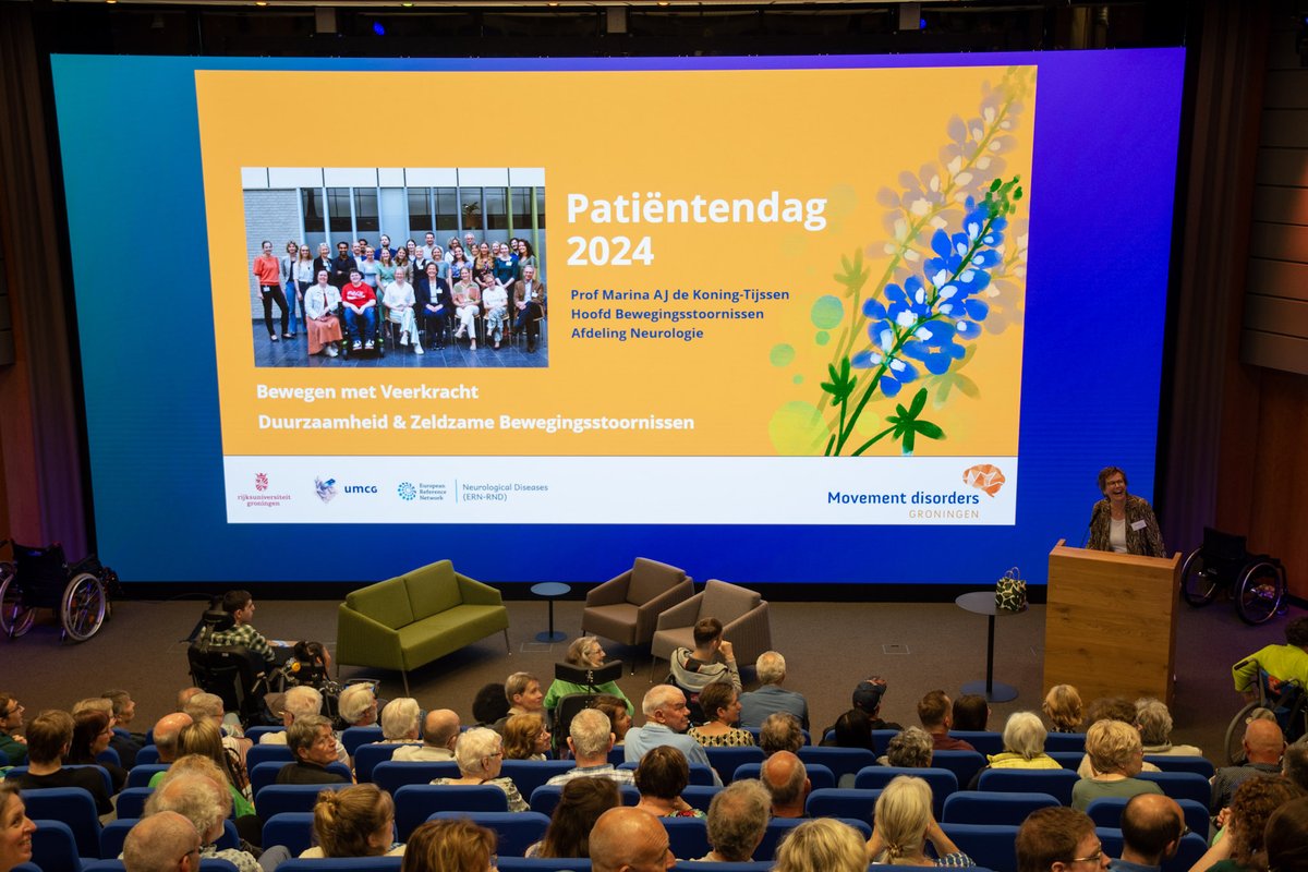 🌿✨ Patiëntendag 2024 - Zeldzame Bewegingsstoornissen 🌟💚

Wat een inspirerende en verrijkende dag hebben we gehad op de Patiëntendag 2024! Het thema van dit jaar was duurzaamheid, en we hebben samen veel geleerd en gedeeld. [1/n]🧵
