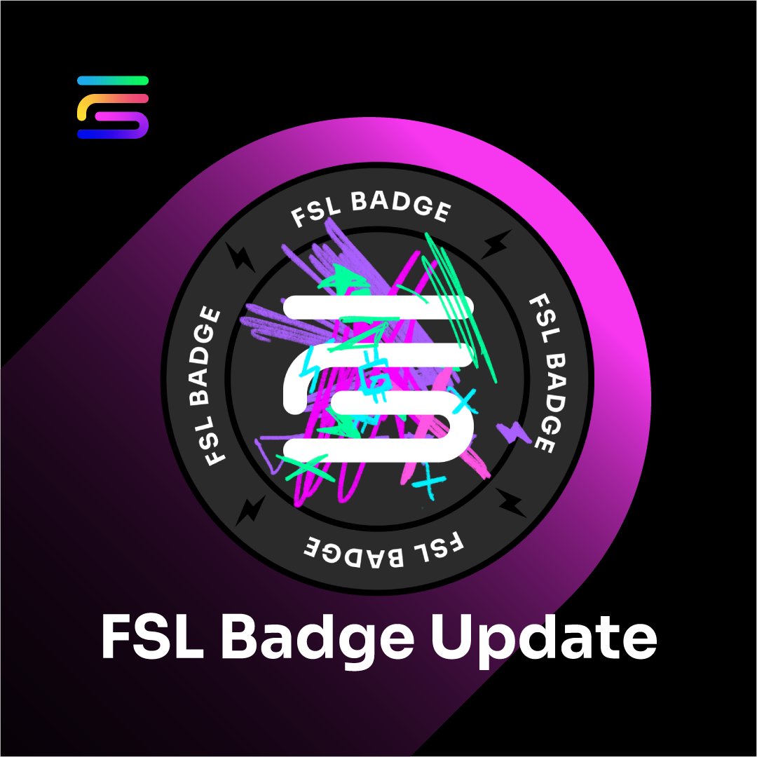 fslweb3's tweet photo. Update for #FSL Badges! 📢

FSL Badges will now only be minted once you begin to earn FSL Points within #STEPN, #MOOAR or #GasHero. No more null badges for empty #FSLID accounts! 🚫 

Please note: This update will not impact FSL Badges that have been previously minted. ✨

What is an FSL Badge? 🌟

The FSL Badge is a soul-bound NFT credential for @FSLWeb3 community members, offering:

🔹 Points Accrual: Accumulate points based on your interactions with FSL products.
🔹 Exclusive Access: Priority participation in FSL events and future ventures.

More info ⤵️
https://t.co/6UXb6VbD62