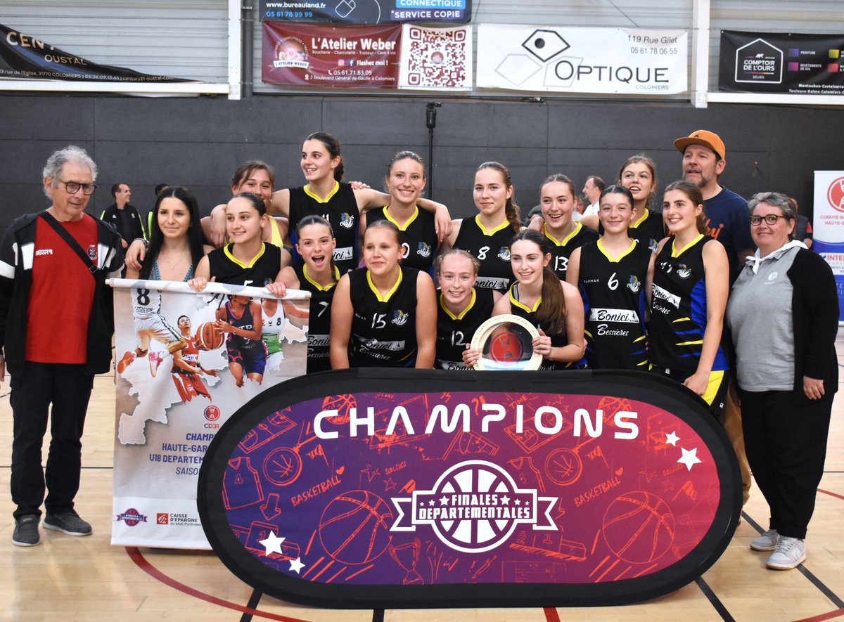 Comitebasket31's tweet photo. 🏆CHAMPIONS DEPARTEMENTAUX🥇

Ils l'ont fait 💪 Bravo 👏

#comité #basket #hautegaronne #champions #departementaux https://t.co/KYLIbQTNPe