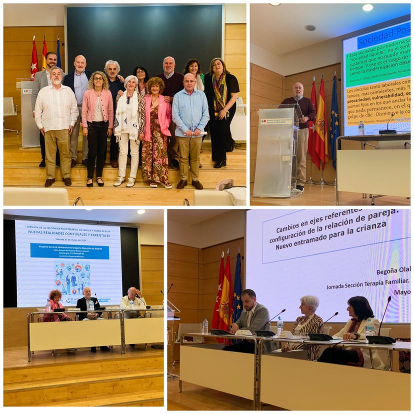 FEAPsicoterapia's tweet photo. Algunas imágenes de las I Jornadas de la sección de psicoterapias de familia y de pareja FEAP que han tenido lugar este pasado viernes en Madrid:
Nuevas realidades conyugales y parentales
#FEAP #familaypareja #jornadas #psicoterapia #saludmental https://t.co/DjgvMXDw0s