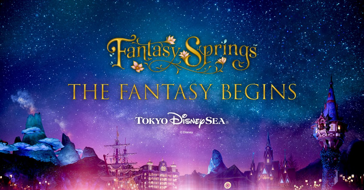 TDR_PR's tweet photo. 【お知らせ】
 
6月5日午後8:30頃～実施予定のファンタジースプリングス開業前夜配信イベント「THE FANTASY BEGINS」の配信メディアは、都合により、東京ディズニーリゾート公式YouTubeのみでの配信となります。

https://t.co/sPi1SBaHCv https://t.co/3oyEQZulXD