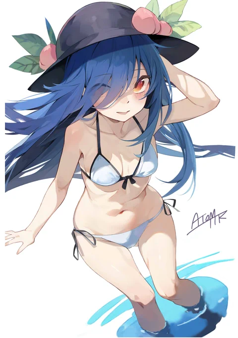 勇気を出す夏#比那名居天子#東方Projet 