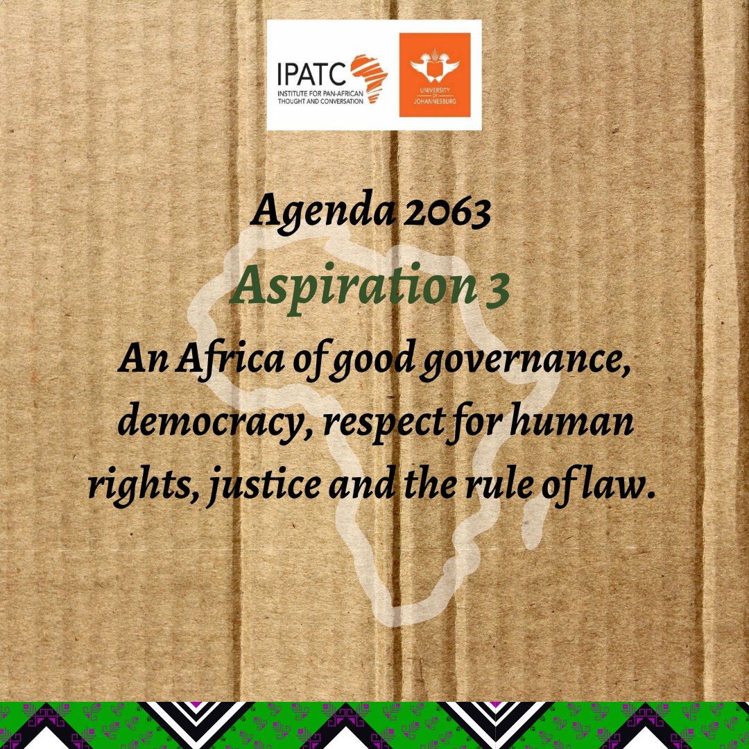 As we start a new work week, Agenda 2063 reminds us of our hope that Africa grows to have capable institutions and transformative leadership in place at all levels.
#GoodGovernance #TheAfricaWeWant
