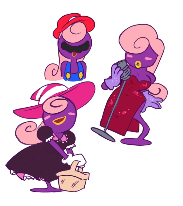 Some Late Night Vivian Doodles #papermariottyd