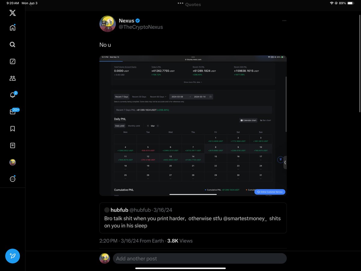 Nexus tweet media