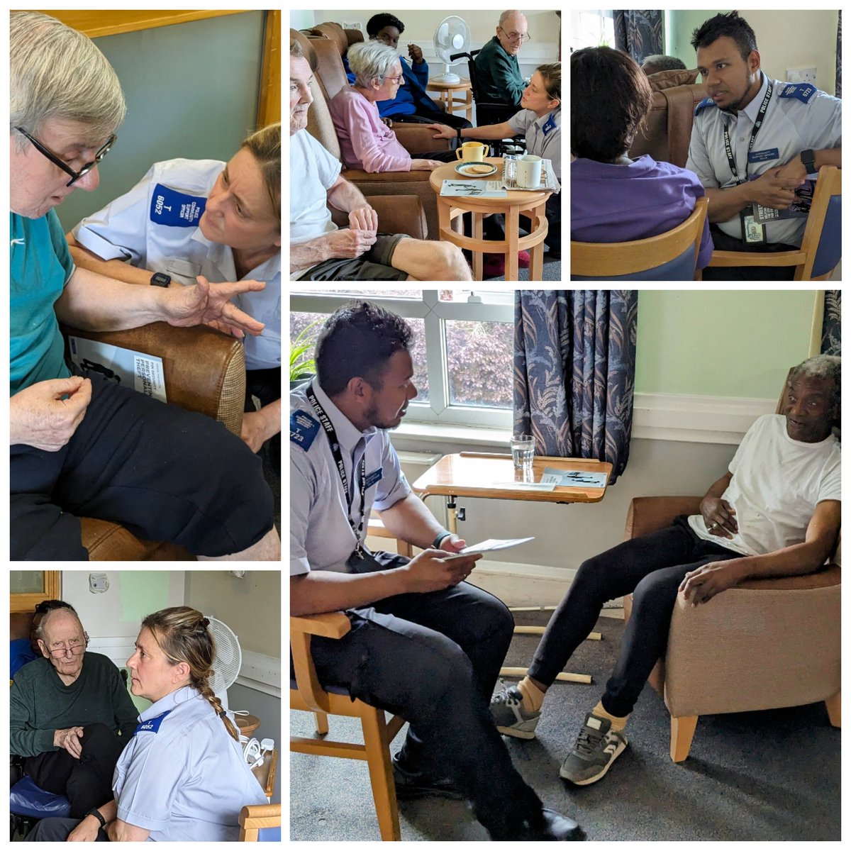 St Anne's Care Centre (@annecentre) on Twitter photo Thank you to Abs and colleagues from the Police 🚔 engagement team for visiting us for a safety talk, our residents loved talking to the officers and we all gained some tips on keeping safe. <a href="/AmandaScott50/">💛Amanda Scott💙</a> <a href="/ForestHealthLtd/">Forest Healthcare</a> @ Thank you to Abs and colleagues from the Police 🚔 engagement team for visiting us for a safety talk, our residents loved talking to the officers and we all gained some tips on keeping safe. <a href="/AmandaScott50/">💛Amanda Scott💙</a> <a href="/ForestHealthLtd/">Forest Healthcare</a> @