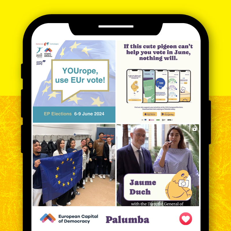 Europarl_EN's tweet photo. Thank you to all organisations that are standing up for democracy and encouraging everyone to vote in the European elections!  

Because the more people vote, the stronger democracy becomes.