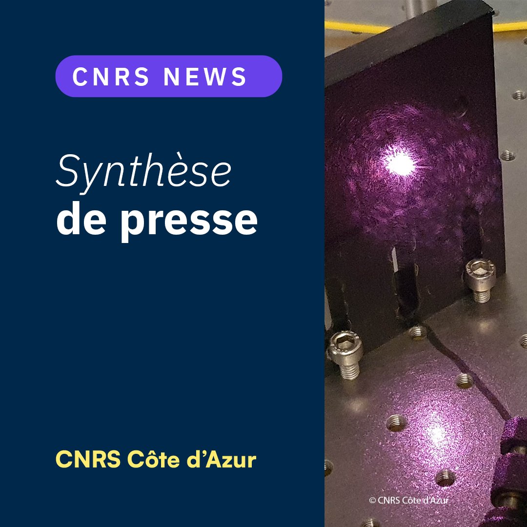 Découvrez la 𝘀𝘆𝗻𝘁𝗵𝗲̀𝘀𝗲 𝗱𝗲 𝗽𝗿𝗲𝘀𝘀𝗲 du <a href="/CNRS/">CNRS 🌍</a> Côte d'Azur pour le mois de mai 2024, mettant en lumière les scientifiques et personnels du CNRS &amp; de ses laboratoires communs 📰🎧🎥
cote-azur.cnrs.fr/fr/cnrsinfo/sy…