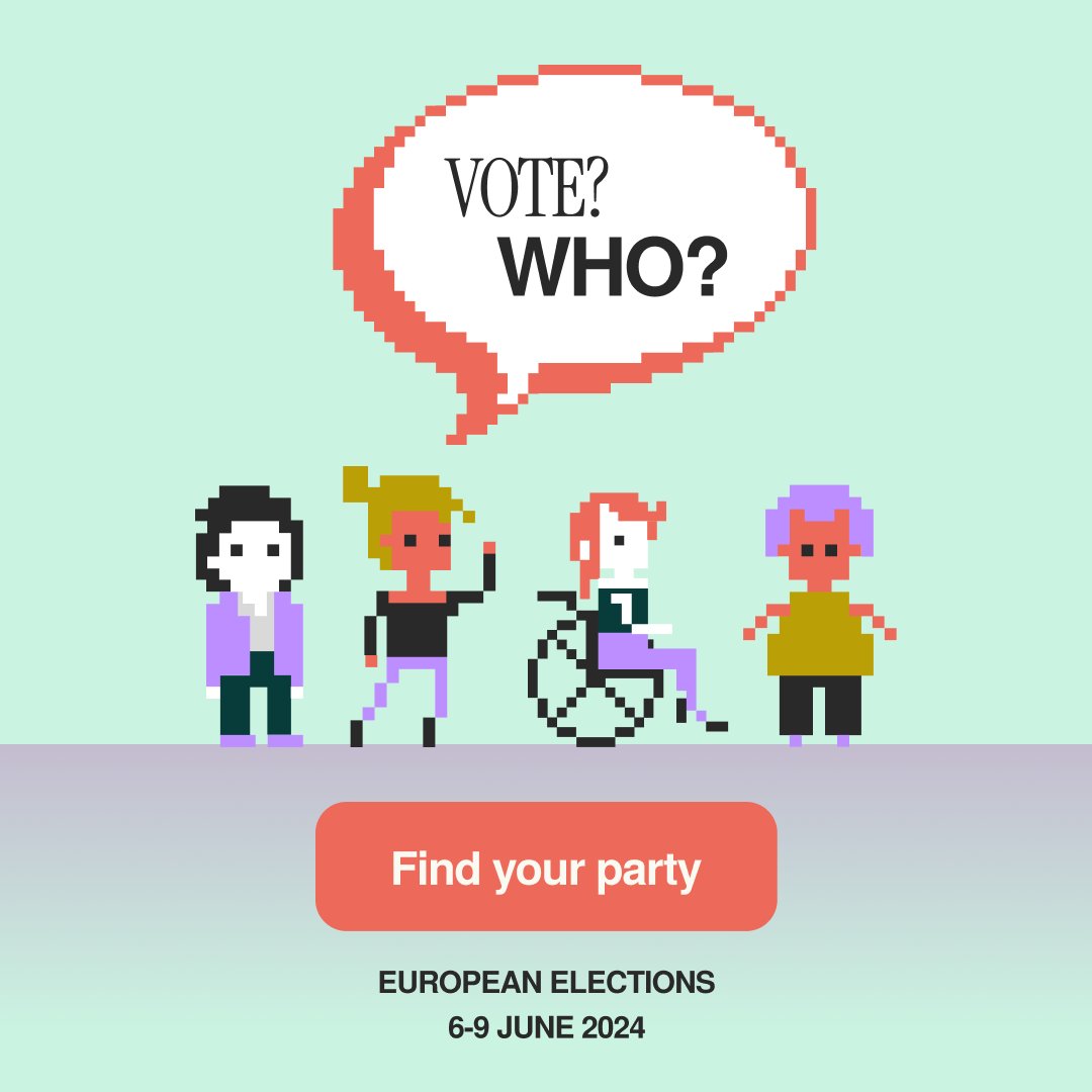 EUI_Schuman's tweet photo. 📲 Answer 30 questions on the most pressing social issues impacting #EU citizens during elections, and find the political party that best aligns with your views. 🙌
Try the app now 🔗👉 https://t.co/hJsBiDpPt1

#EUandI #YourVisionOurScience #SmartEUvoting
#EUandI2024 #UseYourVote https://t.co/WaPuD9wv0x