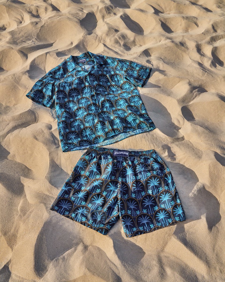 Inspired by Abu Dhabi, designed for your summer getaway. 🌴🌊 Limited-edition capsule is now available in select @Vilebrequin stores worldwide. #Vilebrequin #InAbuDhabi #SaadiyatBeachClub #SaadiyatIsland