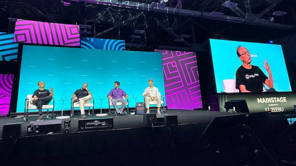 Babylon (@babylonlabs_io) on Twitter photo 🌟One of the hottest events of the year, Consensus 2024 <a href="/consensus2024/">Consensus2024</a>, saw David Tse, our co-founder <a href="/dntse/">David Tse</a>, taking the main stage with <a href="/sreeramkannan/">Sreeram Kannan</a> of <a href="/eigenlayer/">EigenLayer</a> and <a href="/MikeSilagadze/">Mike Silagadze🛡</a> of <a href="/ether_fi/">ether.fi</a>, and sharing his thoughts on 'The Liquid Staking and Restaking Explosion'. 🌟One of the hottest events of the year, Consensus 2024 <a href="/consensus2024/">Consensus2024</a>, saw David Tse, our co-founder <a href="/dntse/">David Tse</a>, taking the main stage with <a href="/sreeramkannan/">Sreeram Kannan</a> of <a href="/eigenlayer/">EigenLayer</a> and <a href="/MikeSilagadze/">Mike Silagadze🛡</a> of <a href="/ether_fi/">ether.fi</a>, and sharing his thoughts on 'The Liquid Staking and Restaking Explosion'.