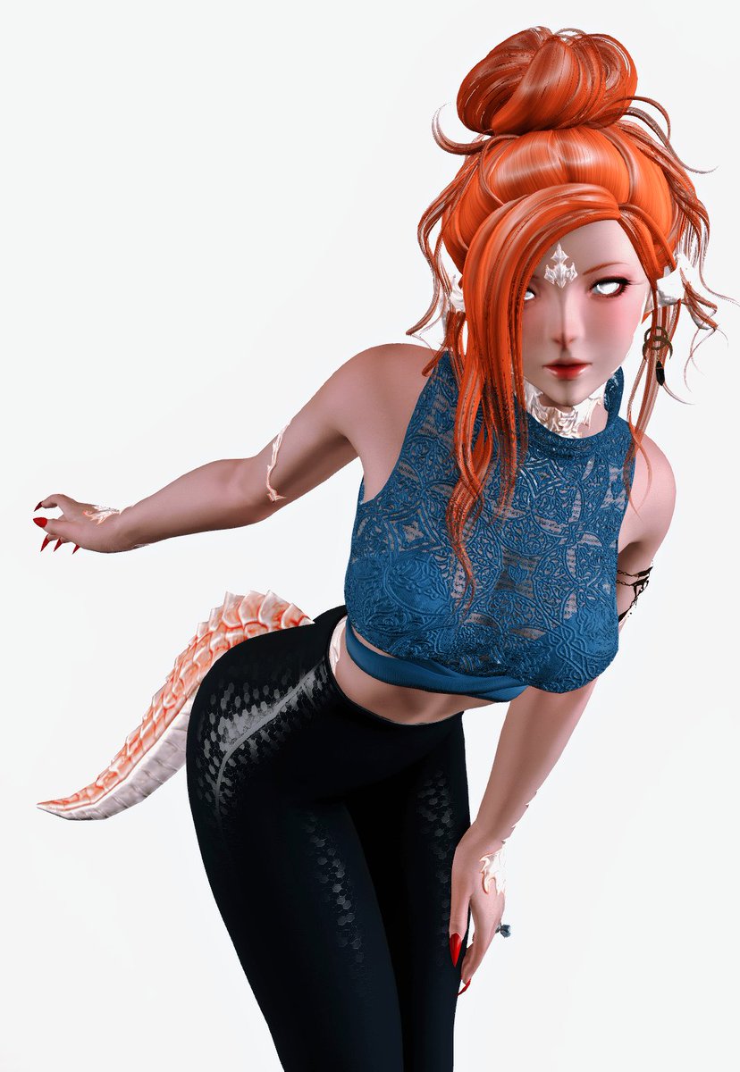 🧡💙🤍

#gposer #EorzeaPhotos #ffxivscreenshots #Au_Ra