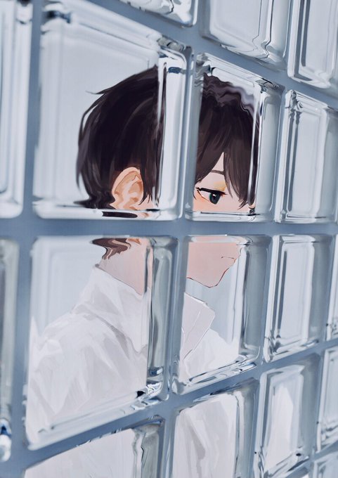 「expressionless white shirt」 illustration images(Latest)