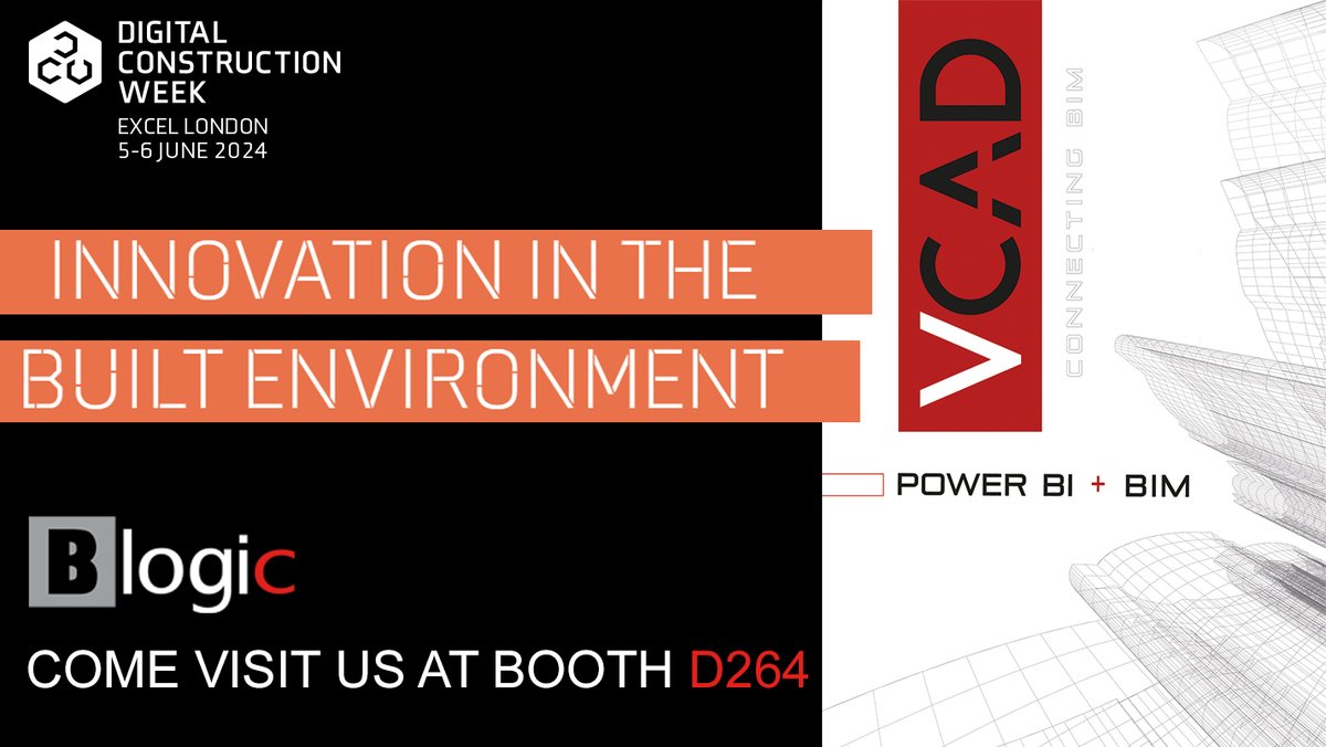 Bim Services - Vcad (@bimvcad) on Twitter photo Tomorrow we will fly to London to participate in @DigiConWeek We will be at booth D264 looking forward to meeting you. 
Come visit us!
#bim #Vcad #powerbi #DCW #DigitalConstructionWeek #blogic <a href="/blogicsrl/">Blogic</a> Tomorrow we will fly to London to participate in @DigiConWeek We will be at booth D264 looking forward to meeting you. 
Come visit us!
#bim #Vcad #powerbi #DCW #DigitalConstructionWeek #blogic <a href="/blogicsrl/">Blogic</a>