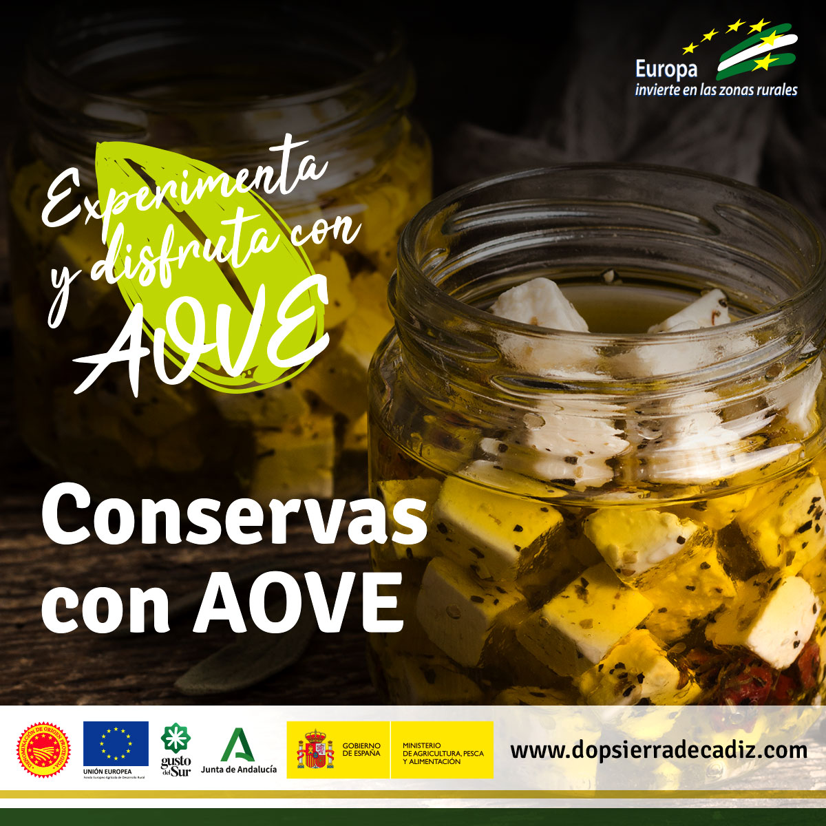 Conservas con Aceite de Oliva Virgen Extra" 🥫🌿

Descubre cómo el AOVE puede transformar tus conservas caseras. Sumergiendo queso, pimientos o alcachofas en Aceite de Oliva Virgen Extra, no solo prolongas su conservación, sino que también enriqueces su sabor.