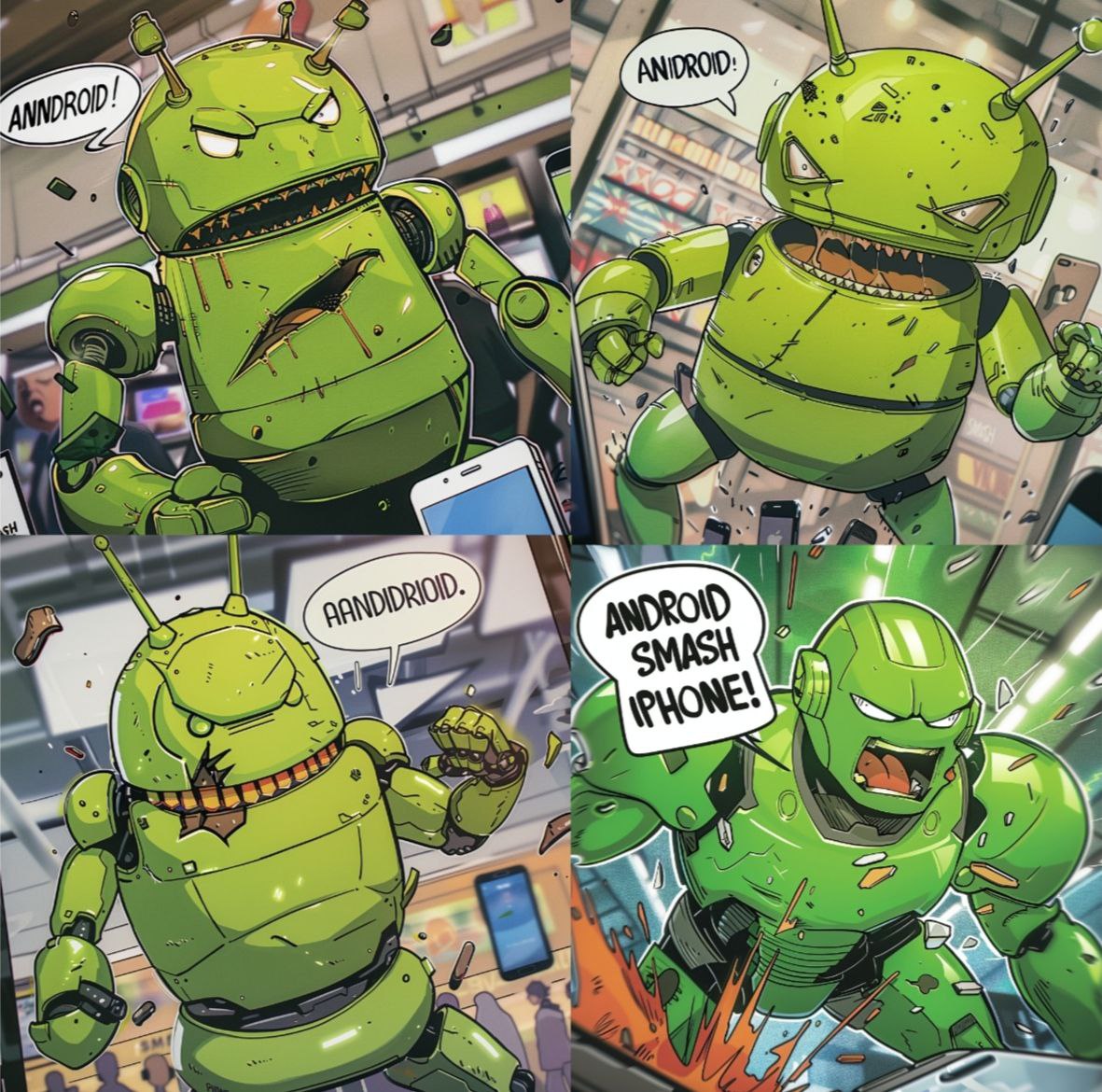 Some dope Art made by our communitymembers! 
LFG! #Android15