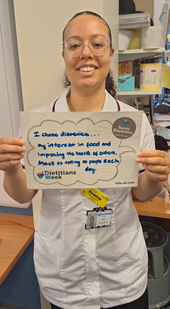 I chose Dietetics because....
#DW2024 <a href="/BDA_Dietitians/">British Dietetic Association</a>