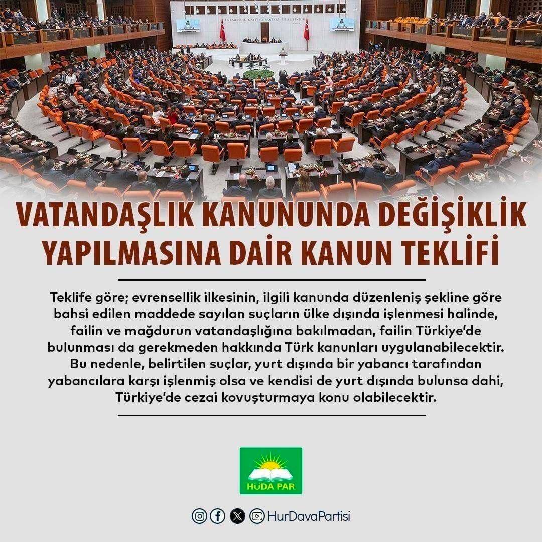 Gazze’de soykırım ve insanlığa karşı suçların faillerinin meclis kararıyla yargılanması ve soykırım suçuna karışan çifte vatandaşların vatandaşlıktan çıkarılması yönündeki kanun teklifimiz kapsamında;

AK PARTİ Grup Başkanvekili Sayın Abdülhamit Gül,
CHP Grup Başkanvekili Sayın
