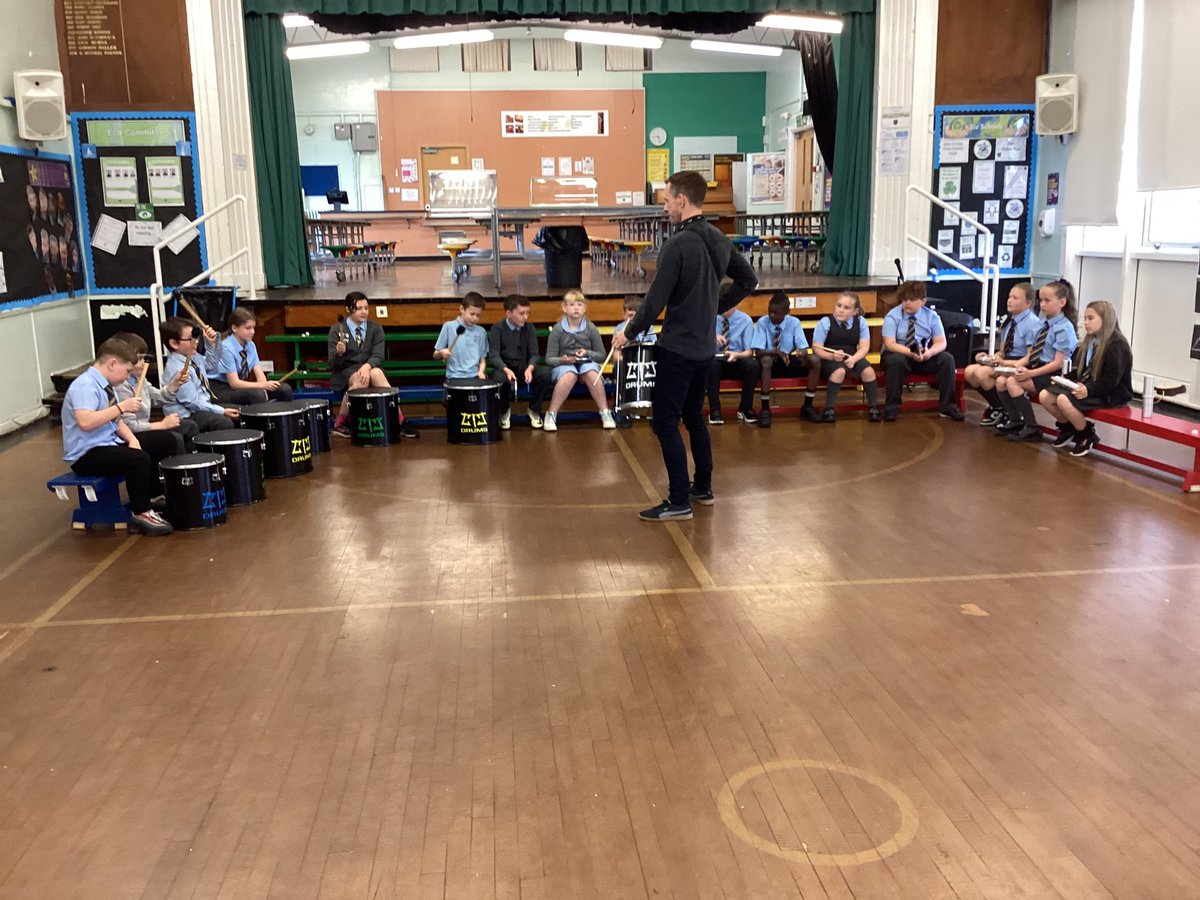 P6 are loving learning how to play in a Samba band! What a fantastic way to start the week! <a href="/Logans_Primary/">Logans PS and NC</a> <a href="/BraidhurstMusic/">Braidhurst Music</a>