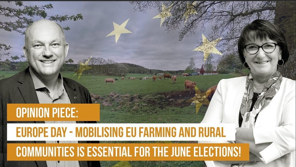 🌾🌍 En el Día de Europa, recordamos la importancia de la agricultura, un sector esencial y estratégico. Las próximas elecciones al Parlamento de la UE son cruciales para el futuro de nuestras comunidades rurales. Estas son las razones #EleccionesUE 🗳️🇪🇺 ow.ly/OVJw50S6vj0