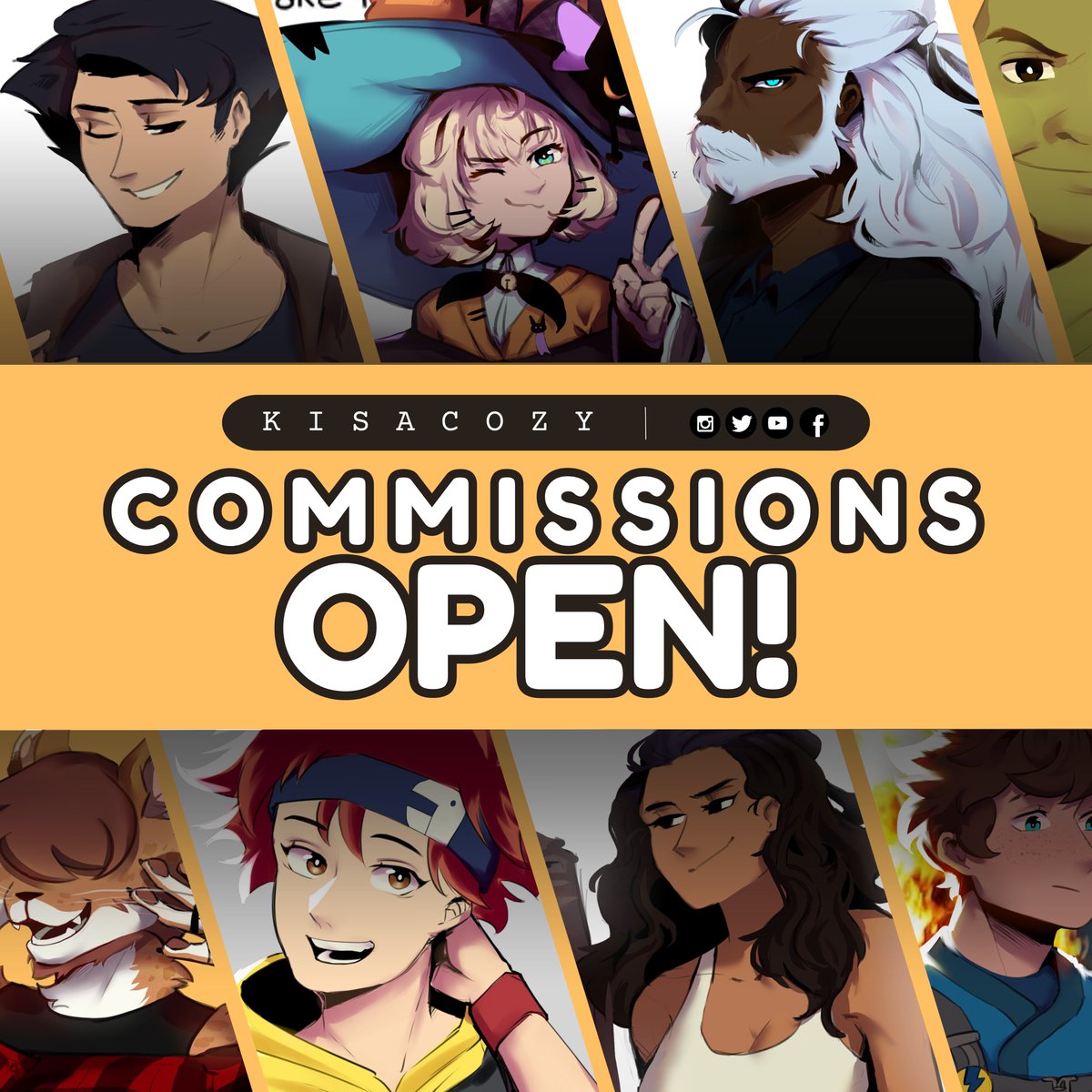 kisacozy | (Comms Open)! tweet media