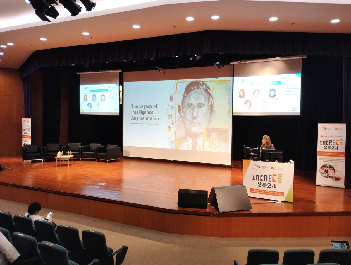 Some scenes from Day 3's events: Prof Kerry Lee and Prof Pirjo Aunio (<a href="/AunioPirjo/">Pirjo Aunio</a>)'s keynote on helping children with math learning difficulties, more presentations, and Prof Ilene R. Berson's lecture on Early AI education in the US. #InCRECE2024 #ECE #EdUHK