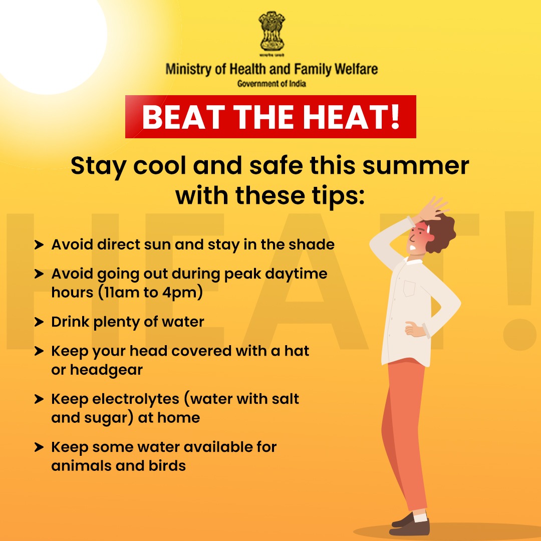 As the temperatures rise, it's important to take steps to protect yourself from the heat. Here are some tips to help you stay cool and safe! . . #BeatTheHeat