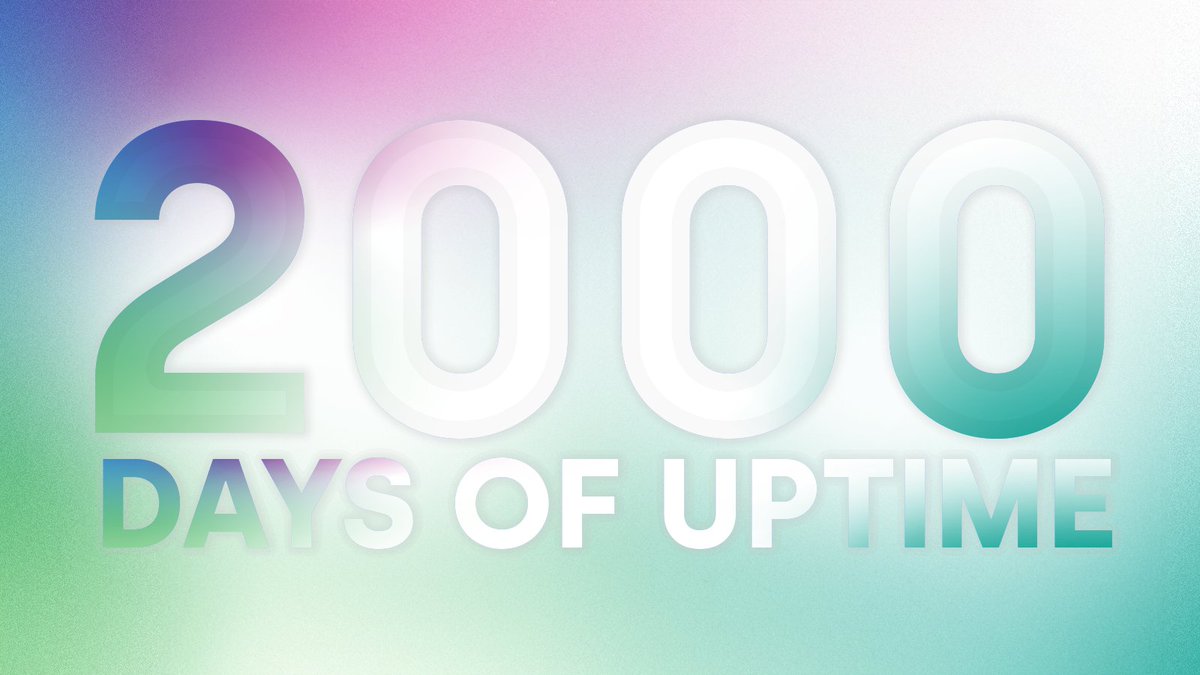 GM frens, 

It's been 2000 days since the Telos mainnet launch! 

Since our launch on December 12, 2018, it has successfully operated for 2000 days without any downtime! 

How have you used the Telos mainnet since the launch? Tell us and tag your favorite dApp that you've used