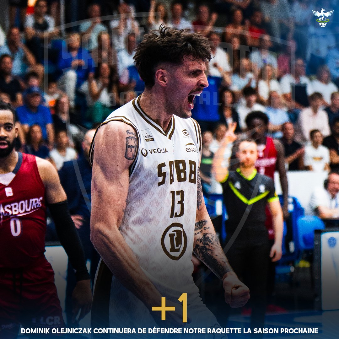SQBB_Officiel's tweet photo. 𝗗𝗢𝗠 𝗥𝗘𝗦𝗧𝗘 𝗨𝗡 𝗣𝗛𝗘́𝗡𝗜𝗫 ! 💙

Le pivot polonais et le club ont décidé de prolonger leur collaboration pour une saison supplémentaire. 

Dominik continuera donc de défendre notre raquette pour une deuxième année consécutive ! 🤝 https://t.co/mnkth3YMdf