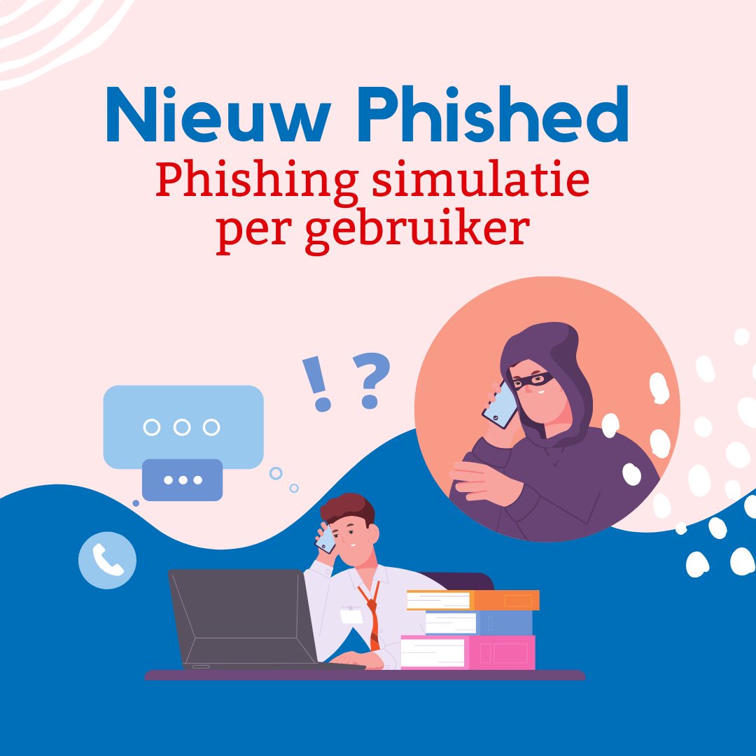 🆕 Lang niet iedereen is even goed op de hoogte hoe je een #phishing mail herkent. 

🎣 Daarom introduceert ISO Groep #Phished. Phished leert je om phishing e-mails te herkennen én te vermijden. 

✅ Ontdek meer: 
isogroep.nl/it/security/