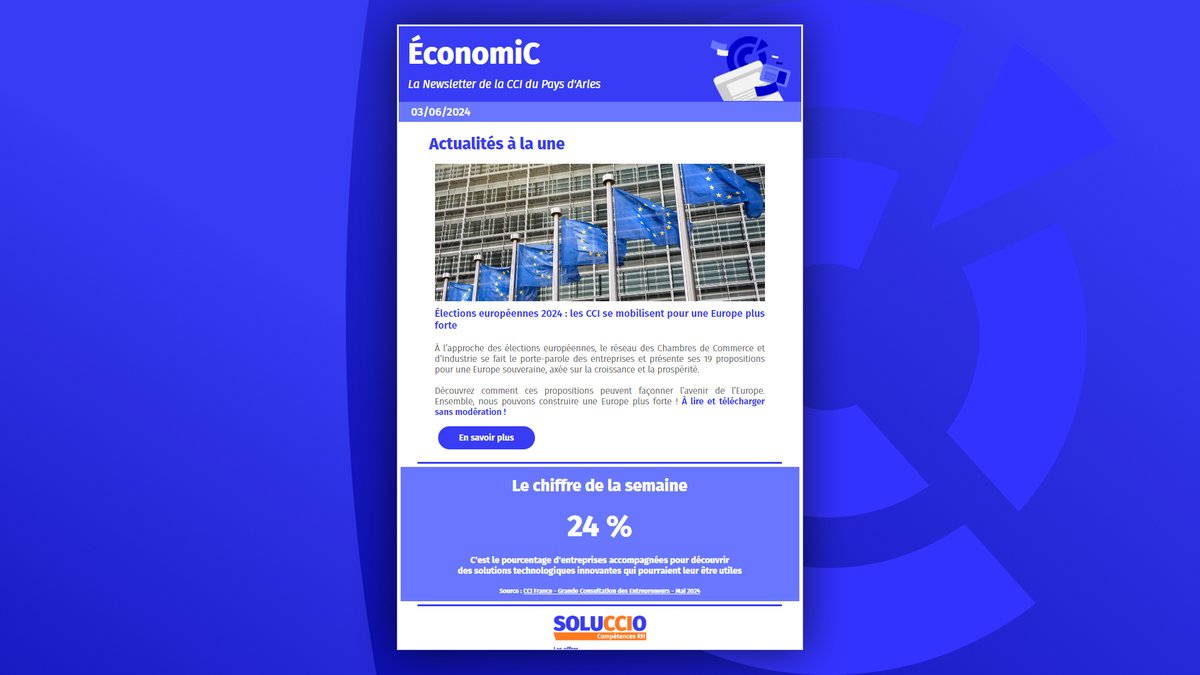 CCIPAYSARLES's tweet photo. [#ÉconomiC🗞]
👋 La #Newsletter de @ccipaysarles est dispo !
📄 https://t.co/QZB4b16z4n

📨 Vs souhaitez la recevoir ? Abonnez-vs !
✅ https://t.co/C6nxsh5Wg6

#LundiMotivation #Actu #ChiffreDeLaSemaine #Soluccio #CCIFormation #Agenda

@ccifrance @cci_paca @congres_arles https://t.co/qEVKmva7ct