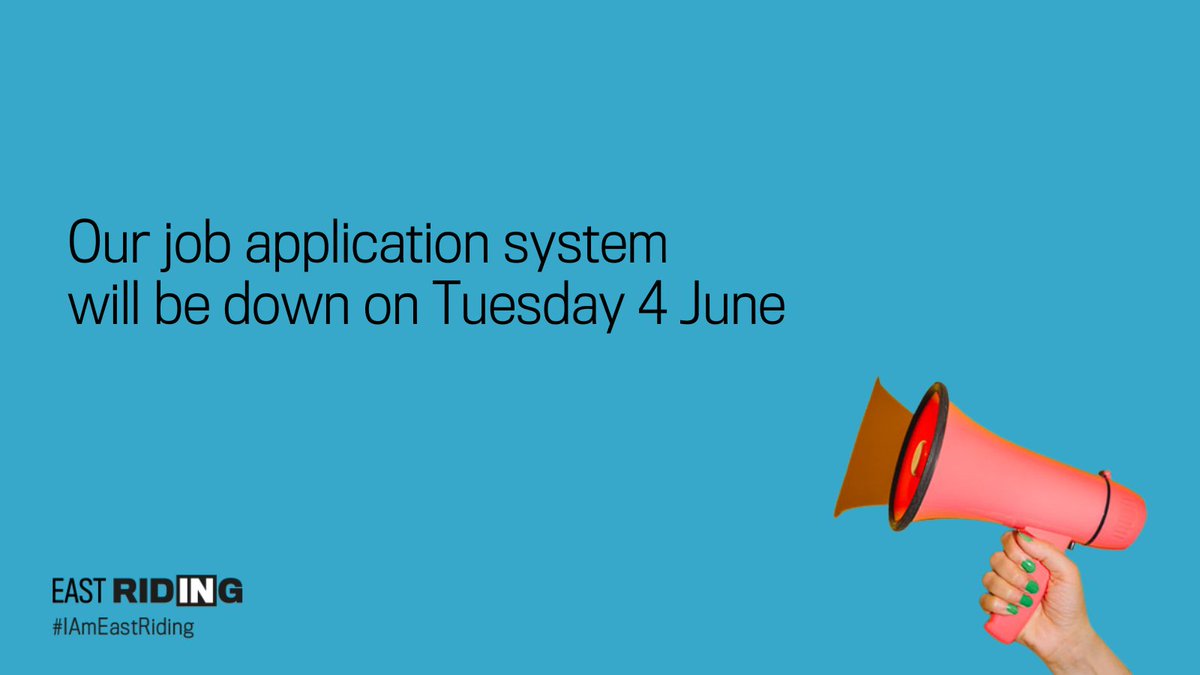 ERcareers_'s tweet photo. Our online job applications will be unavailable tomorrow (Tuesday 4 June) due to website maintenance.

You will still be able to view our job and career opportunities https://t.co/4ygzLBPSyZ https://t.co/futlUHqaz6