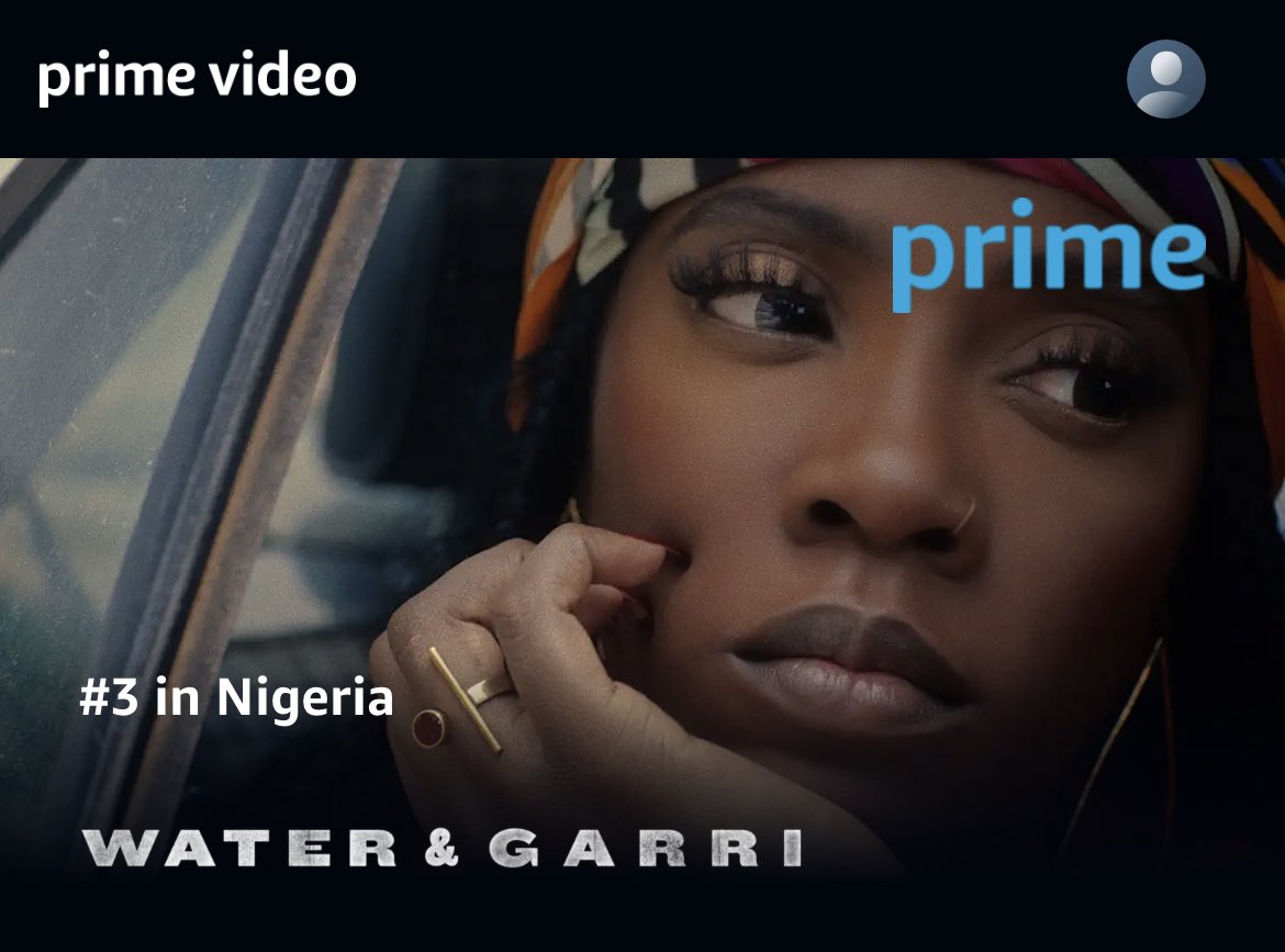 AthenMedia's tweet photo. @TiwaSavage ‘s movie “Water &amp; Garri” on @PrimeVideo is getting more streams than any other movie released by African Global Film Stars on the network, trending number 1 in over 15 countries. 

Countries Water &amp; Garri is trending No. 1 and Top 10 Chart Spots ;

1. Nigeria 🇳🇬 https://t.co/ytxG9WwOC3