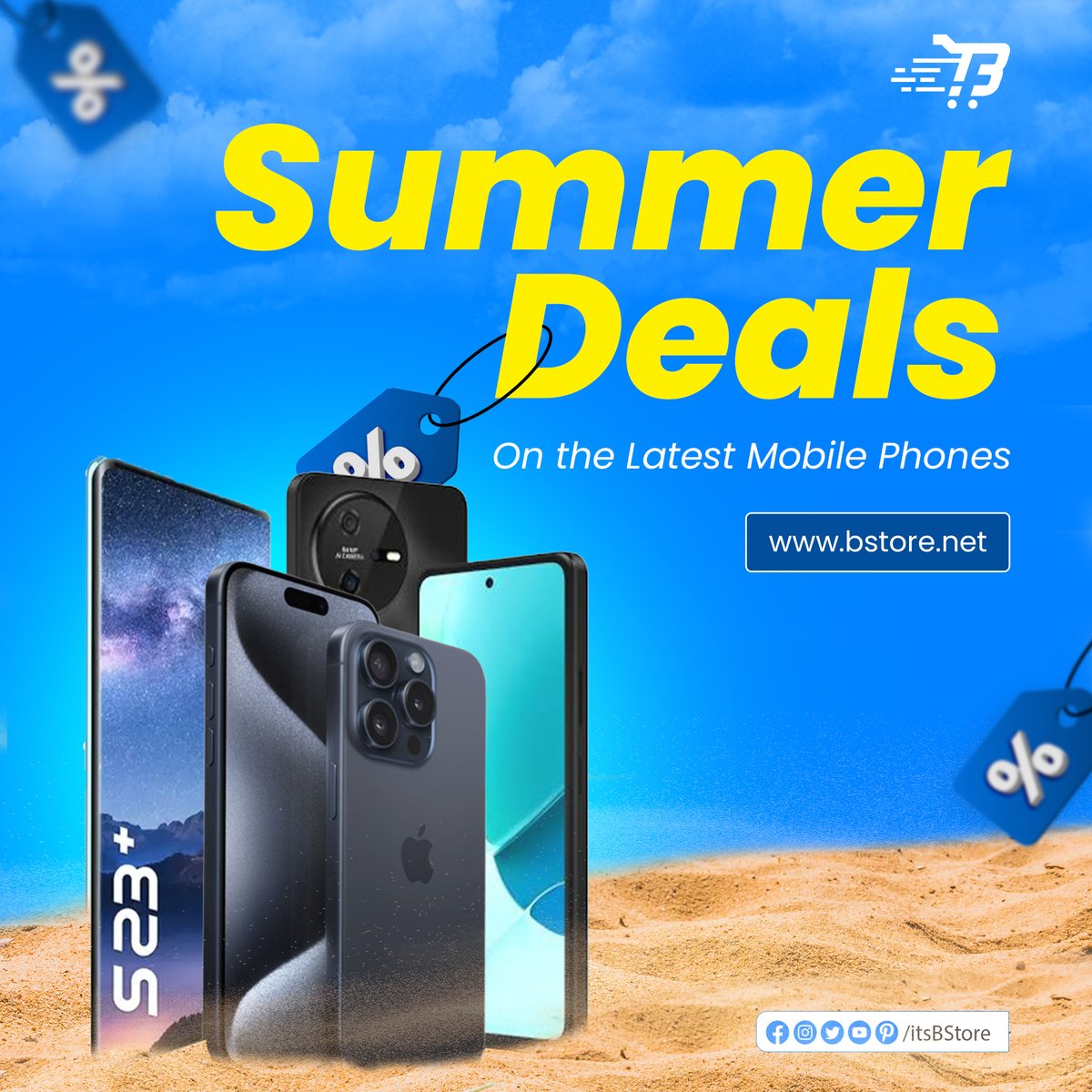 itsBStore's tweet photo. Upgrade your tech game with our sizzling Summer Deals on the latest mobile phones! 📱🔥
Get the hottest devices at unbeatable prices. Don't miss out!
https://t.co/0emqFri7MD
.
.
.
#SummerDeals #LatestPhones #TechSale #MobileDeals #UpgradeNow #HotTech #SummerSavings #Bstore https://t.co/ybFaeAwSur