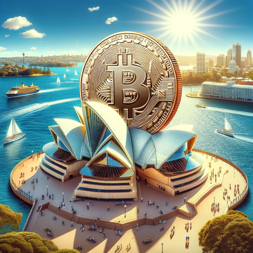 CryptoTradeGuid's tweet photo. BREAKING: 🇦🇺 Australia's first #Bitcoin    ETF to start trading LIVE tomorrow. https://t.co/vqrybXetny