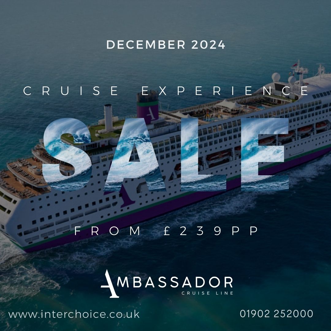 InterChoice's tweet photo. 🎉🌟 'Tis the season for a little onboard magic! Enjoy a festive season with us that's wrapped in luxury and ribboned with joy. From welcome cocktails to a stay filled with holiday cheer, your festive cruise awaits. #FestiveFun #LuxuryCruise #InterChoiceHolidays https://t.co/iwuOMtx5jr