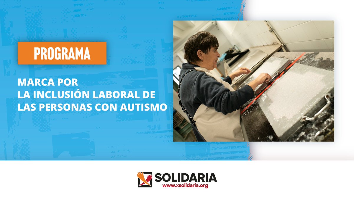 ¿#SabíasQue marcando la <a href="/XSolidaria/">XSolidaria</a> en tu renta promueves la incorporación de las personas con #autismo al mercado laboral? Gracias a ti que la marcas,  <a href="/Autismo_Espana/">Autismo España</a> pone en marcha proyectos que mejoran su empleabilidad y su acceso al empleo. ¡Únete al #EquipoXsolidaria!
