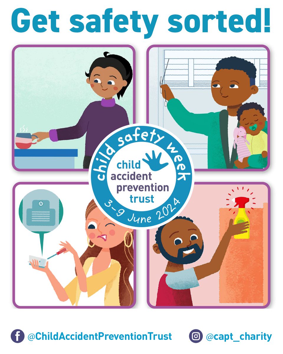 Child Safety Week is here! This year’s theme is Safety. Sorted! and it’s really quick and easy to get involved.

Grab your free downloads: capt.org.uk/resource-centre

#ChildSafetyWeek #SafetySorted #ChildSafety