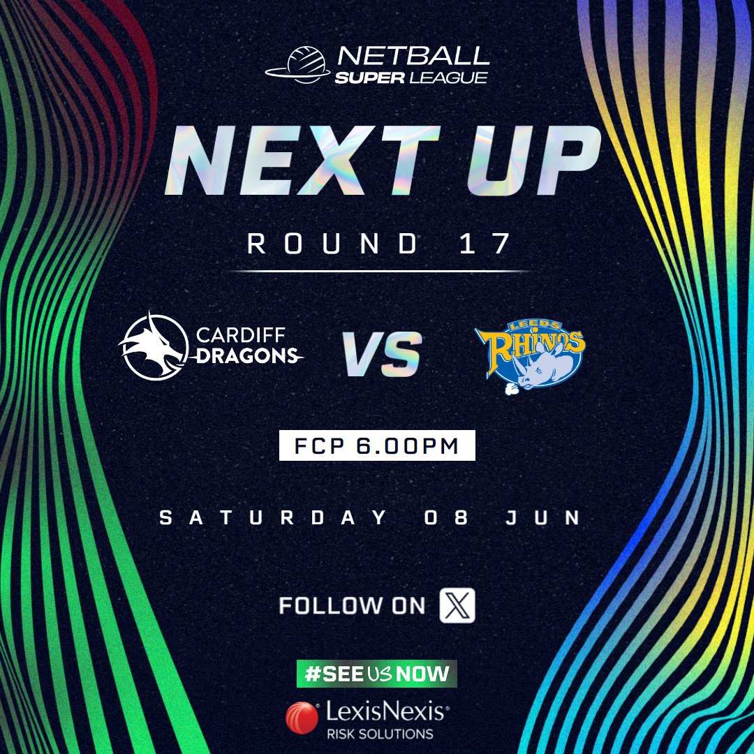 We're kicking off the first of our two arena matches at Utilita Arena, Cardiff, against Leeds Rhinos this Saturday, 8th June at 6pm! 🏐🔥 

Get ready for an electrifying showdown as we take on one of our fiercest rivals. It's a match you won't want to miss! 🐉💪

Tickets are