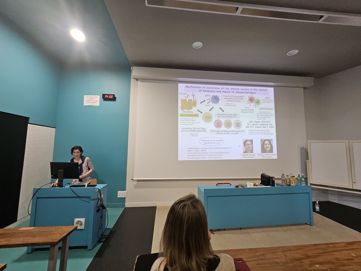InFiberWeTrust's tweet photo. Wonderful Science presented by Caroline Aspord at the Grenoble Immunology Club. Thank you @ImmunoGrenoble for this great organization #cancer #immunology #lectin #dendriticcells #immunotherapy #biomarker https://t.co/lwHfCdOBAq