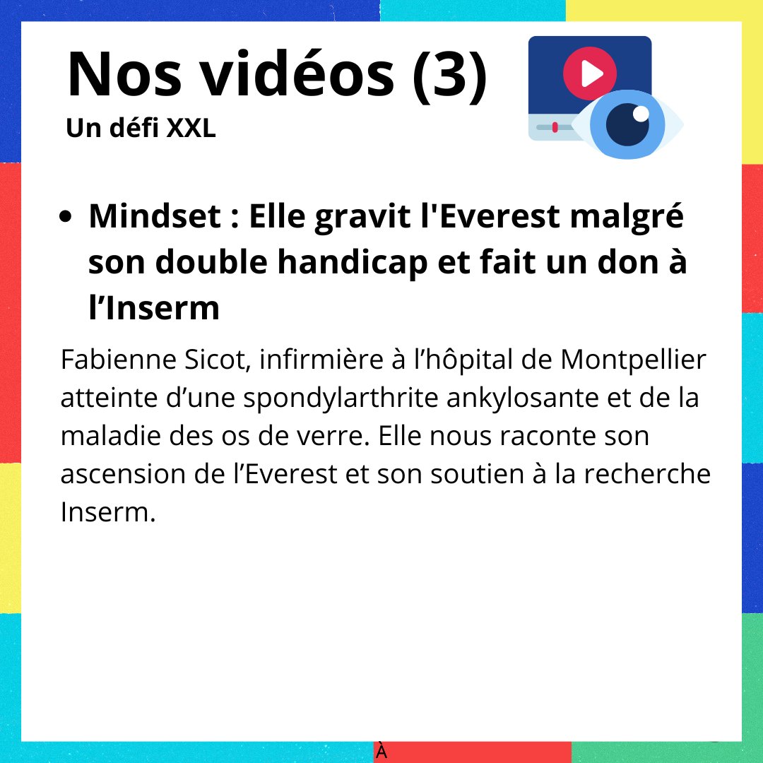 Inserm's tweet image. L'occasion aussi de découvrir les contenus proposés en ligne : portraits de chercheurs, contenus pédagogiques... découvrez nos #vidéos #InScience 2024 sans plus tarder ! 📽️