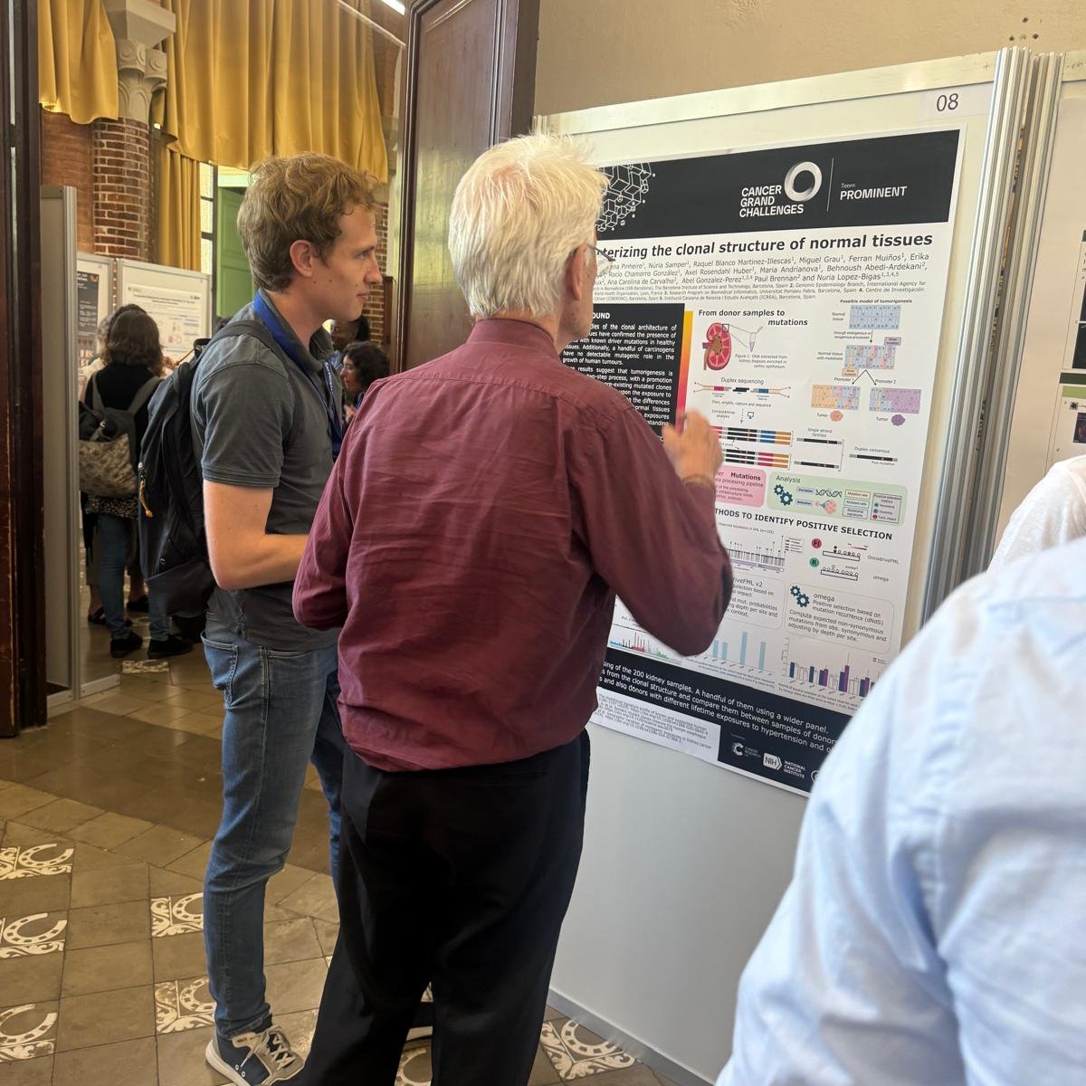 bbglab's tweet photo. The #BiomedConference is going on. 
Having interesting  and useful discussions with other researchers during the poster session. https://t.co/uhiti7H6VE