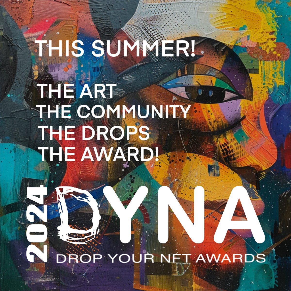 🔥Coming  This  Summer 🔥 

🧑‍🎨 Artist Drop
🙋🏽‍♀️ Community & Judges votes
🧮 An engagement algorithm

And then…
🏆 A  winner  🏆
#2024DYNA #NFTCommunity #NFTs
