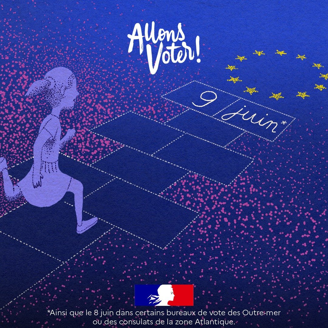 #Europeennes2024 | Ce dimanche 09 juin se tiendront les élections Européennes. Déplacez-vous, votre voix compte ! 👊 Retrouvez toutes les informations 👉 elections.interieur.gouv.fr